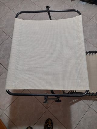 Lettino Prendisole con Tetto e Cuscino