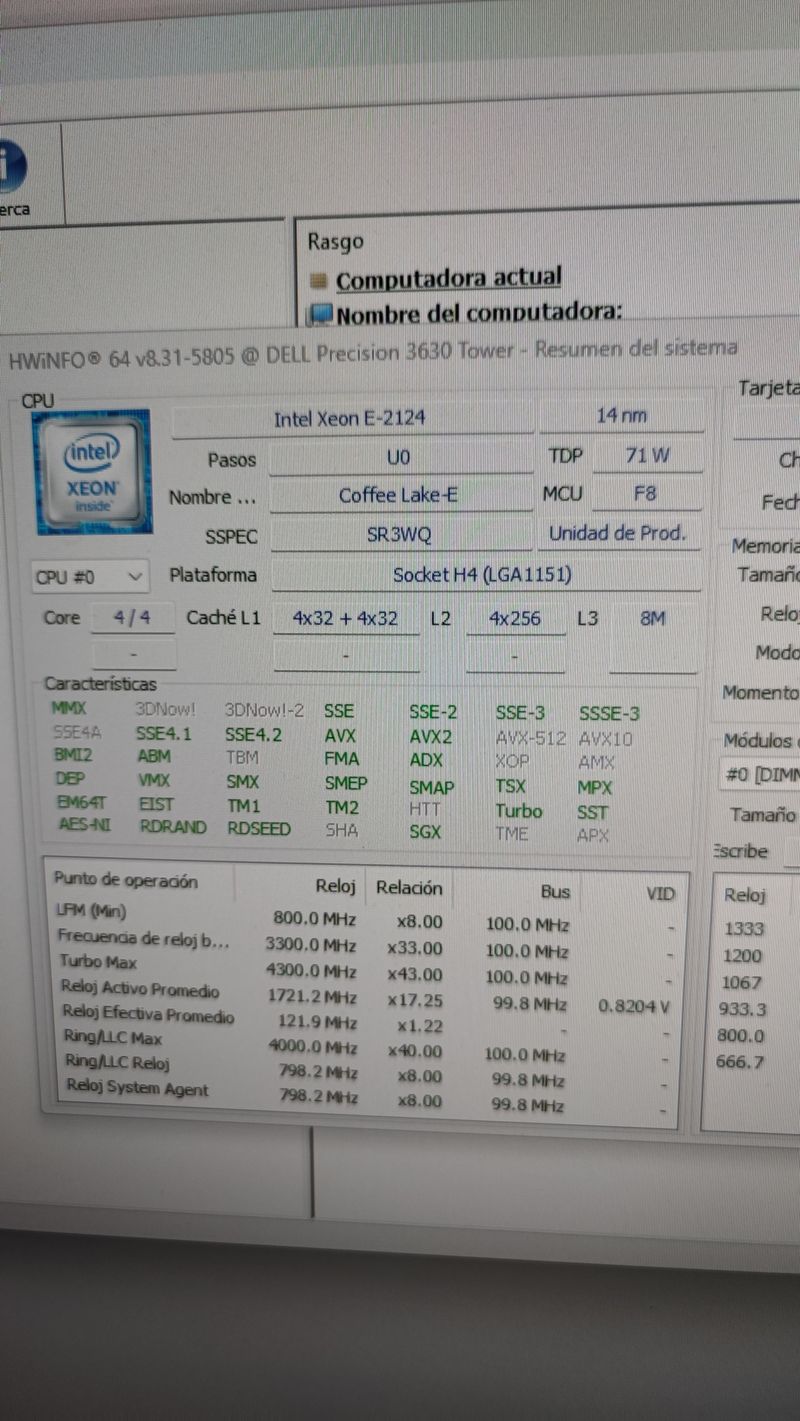 Dell Precision 3630 | 64GB RAM | WX5100 afbeelding 4