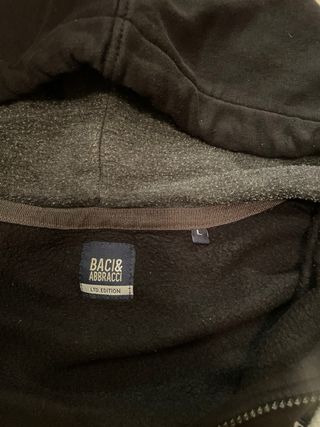 Felpa Baci e Abbracci Nera Limited Edition