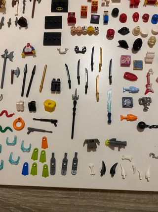 Lotto Lego - lotto di pezzi e accessori Lego