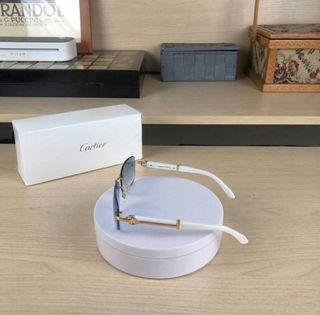 Gafas Cartier Nuevas Azul y Blanco