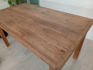 Mesa de madera Hannun reciclada