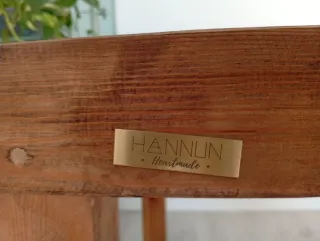 Mesa de madera Hannun reciclada
