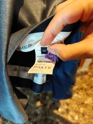 Traje Caramelo Gris Elegante Talla M