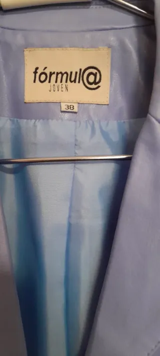 Americana polipiel azul Formula Joven