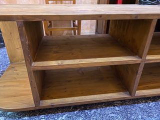 Mueble TV de madera rústico