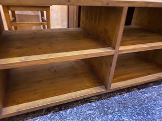 Mueble TV de madera rústico