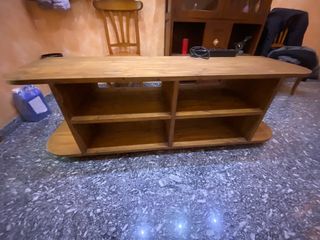 Mueble TV de madera rústico