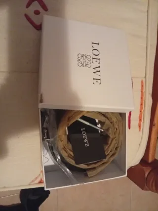 Cinturón Loewe Hombre Beige/Negro