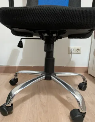 Silla Gaming Negra y Azul Tempest