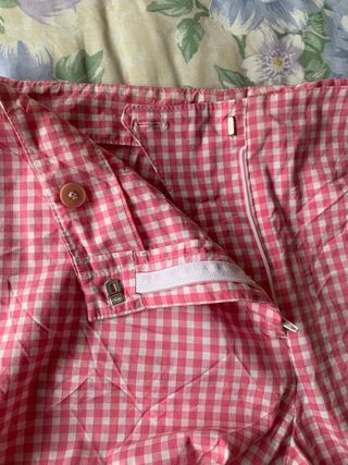 Pantalón cuadros vichy Massimo Dutti