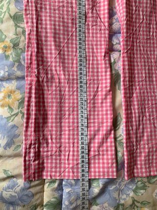 Pantalón cuadros vichy Massimo Dutti