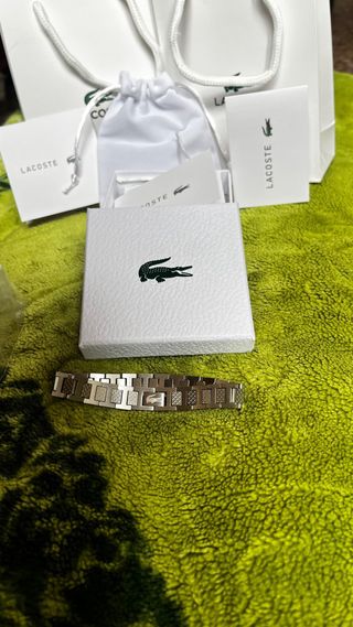 Pulsera Lacoste Plata