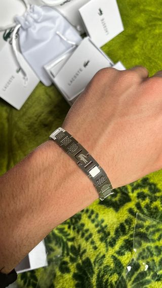 Pulsera Lacoste Plata