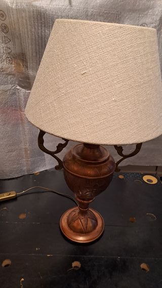 Lampada Vintage Rame Sbalzato Mano