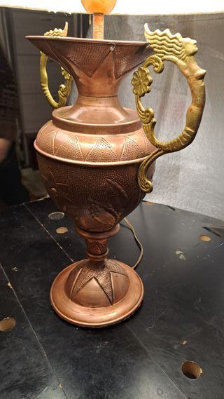 Lampada Vintage Rame Sbalzato Mano