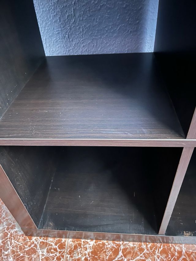 Estantería KALLAX IKEA Negro-marrón