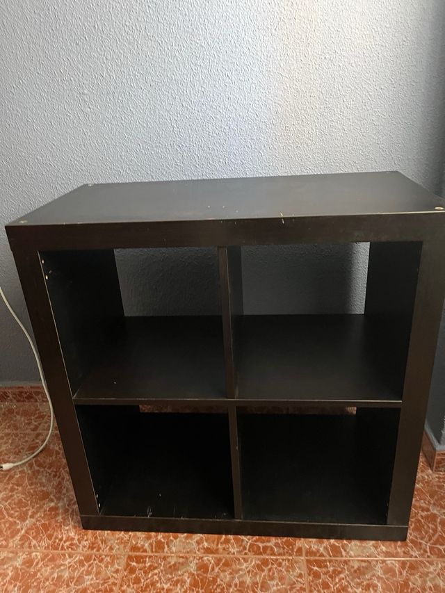 Estantería KALLAX IKEA Negro-marrón