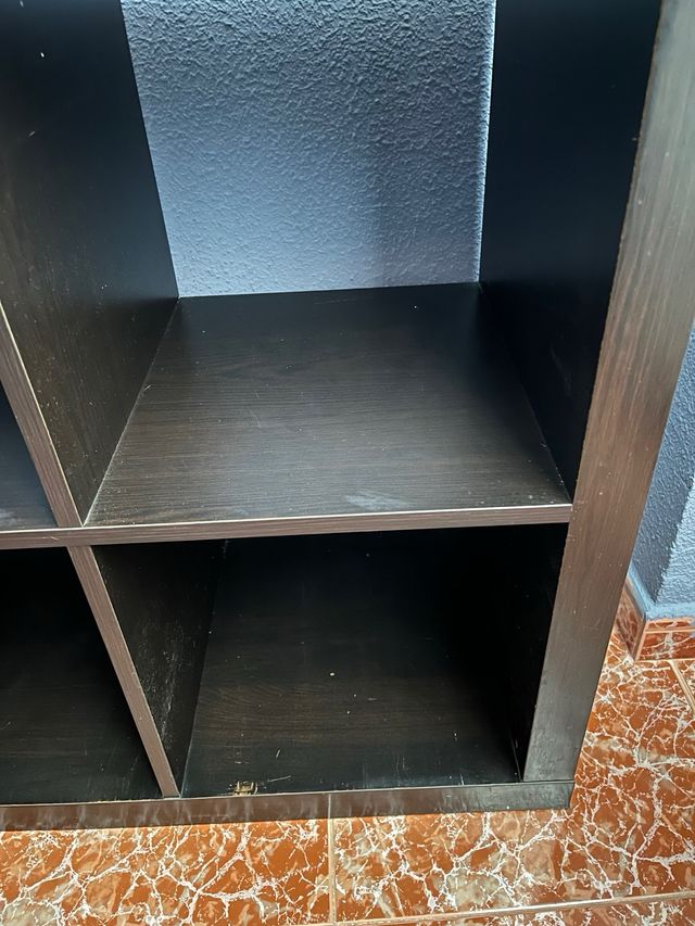 Estantería KALLAX IKEA Negro-marrón