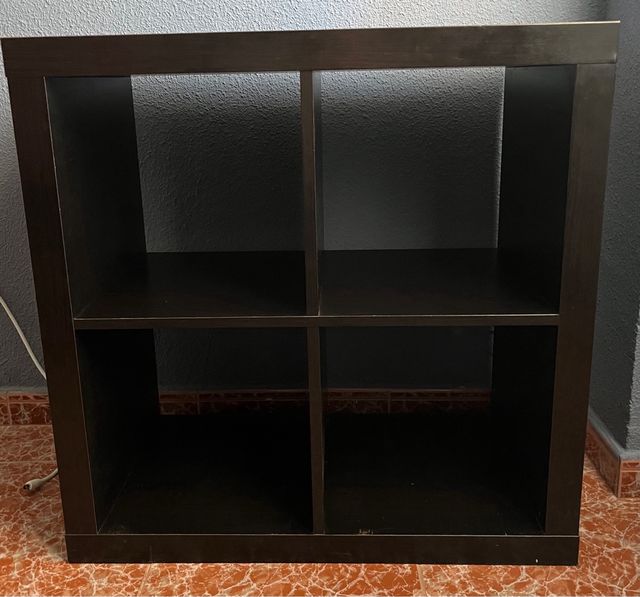 Estantería KALLAX IKEA Negro-marrón