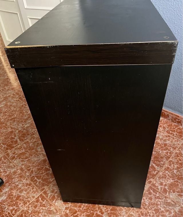 Estantería KALLAX IKEA Negro-marrón