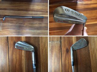 Juego de Golf vintage antiguo (bolsa+8 palos golf)