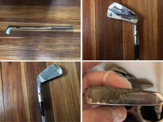 Juego de Golf vintage antiguo (bolsa+8 palos golf)