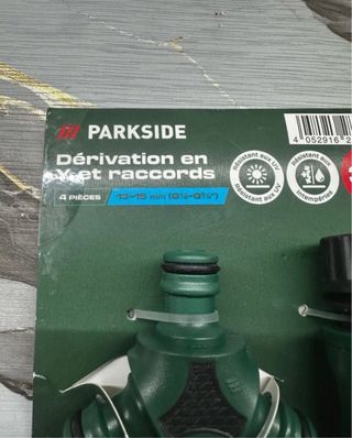 Parkside Y-Connector Set Tubo Irrigazione