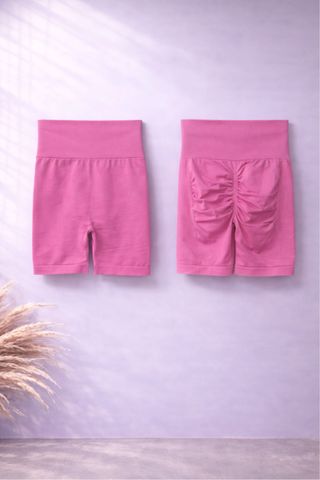 Mallas cortas gimnasio rosa