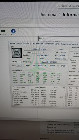 DELL Precision 5820 i9-10900X RTX 2080 SUPER