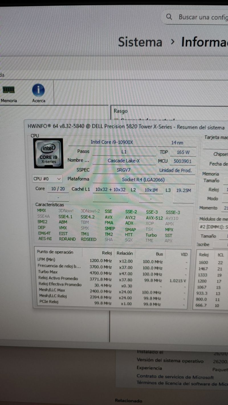 DELL Precision 5820 i9-10900X RTX 2080 SUPER afbeelding 3