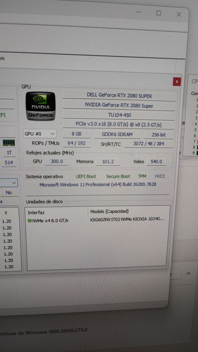 DELL Precision 5820 i9-10900X RTX 2080 SUPER afbeelding 5