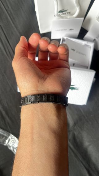 Pulsera Lacoste Plata