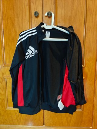 Chaqueta deportiva Adidas niño/junior negra T. L