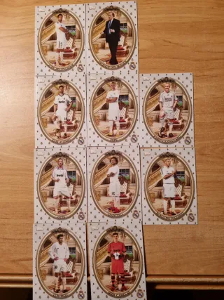 Colección cromos Real Madrid Trophies