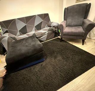 Sofá, Puff y Butaca Orejera