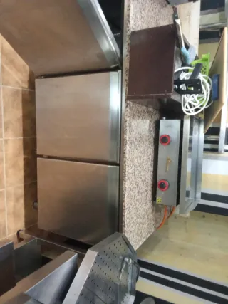 Frigorífico de pizza acero inoxidable