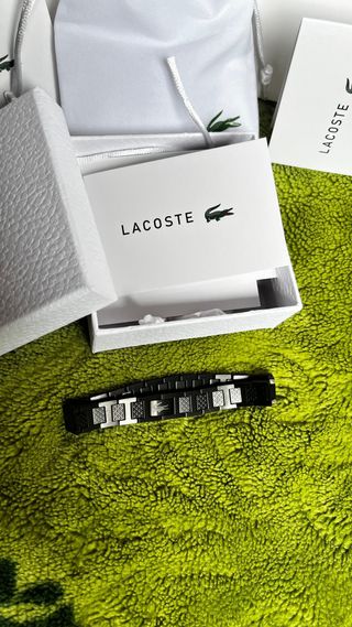 Pulsera Lacoste Negra