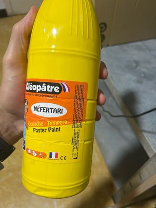 Pintura Gouache / Témpera Amarilla Cléopâtre 1L