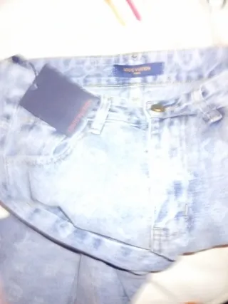 Pantalón vaquero Louis Vuitton Monogram equiva S