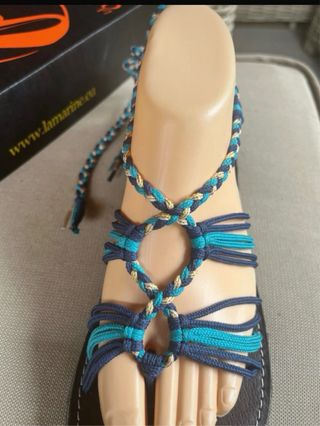 Sandalias La Marine Talla 38 Trenzadas