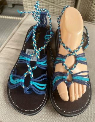 Sandalias La Marine Talla 38 Trenzadas