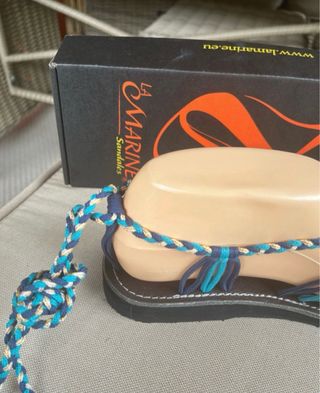 Sandalias La Marine Talla 38 Trenzadas