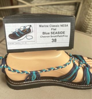 Sandalias La Marine Talla 38 Trenzadas