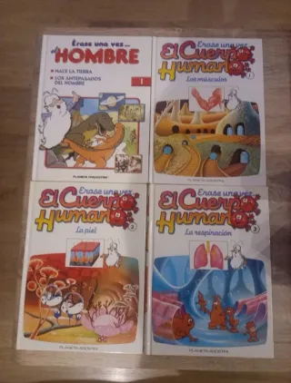 Pack 4 libros erase una vez el hombre