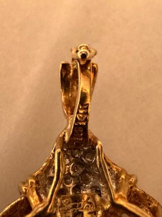 Colgante Oro 14kt con Aguamarina