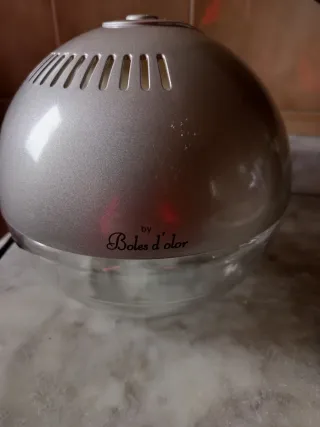 Diffusore di fragranza Boles d'Olor trasparente e argentato