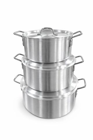 Set 3 Ollas Aluminio 30-36-42cm