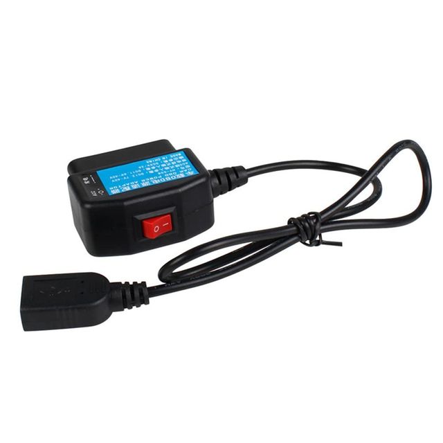 OBD2 ADAPTADOR USB CON INTERRUPTOR