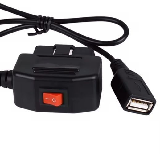 OBD2 ADAPTADOR USB CON INTERRUPTOR